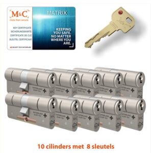 M&C 10 x Matrix Cilinder SKG*** met CERTIFICAAT