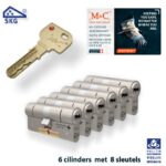 M&C 6 x Condor Cilinder SKG*** met CERTIFICAAT