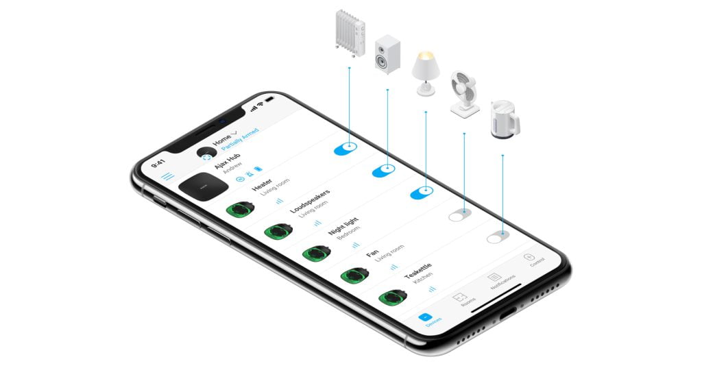 Ajax Socket bedienen SmartPhone