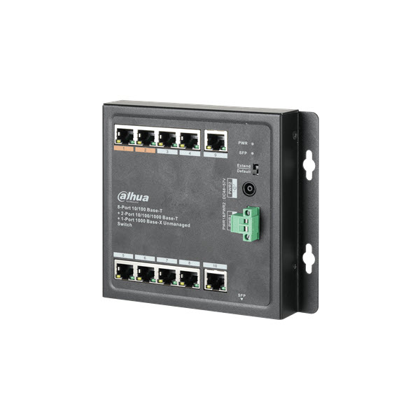 Dahua PFS3111-8ET-96 Switch 8x PoE totaal 96W
