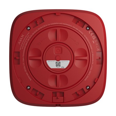 Ajax EN54 FireProtect (Sounder) Jeweller – red – back