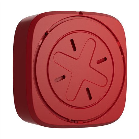 Ajax EN54 FireProtect (Sounder) Jeweller – red – back - angle