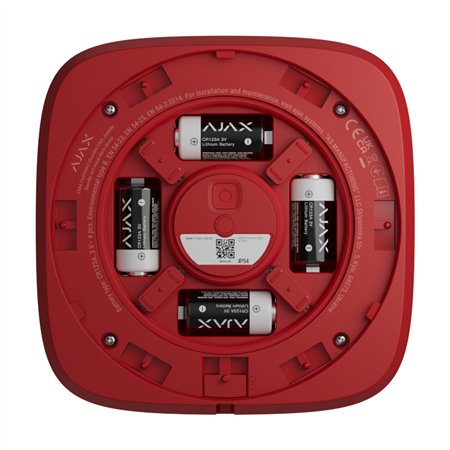 Ajax EN54 FireProtect (Sounder) Jeweller – red – battery