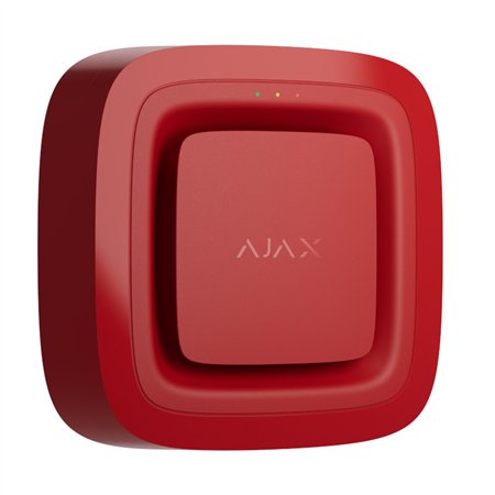 Ajax EN54 FireProtect (Sounder) Jeweller – red – front - angle