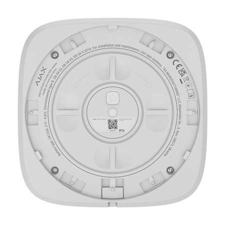 Ajax EN54 FireProtect (Sounder) Jeweller – white – back