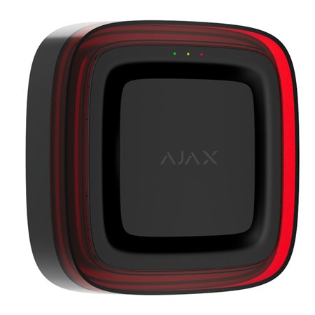 Ajax EN54 FireProtect (Sounder VAD) Jeweller - black - front - angle