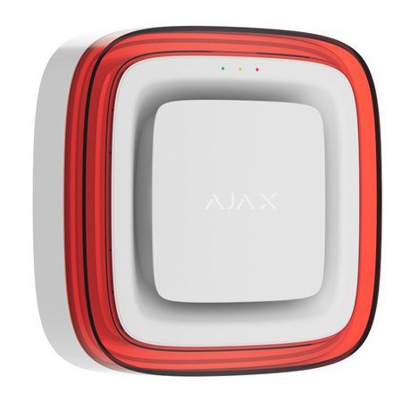 Ajax EN54 FireProtect (Sounder VAD) Jeweller - white - front - angle