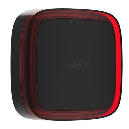 Ajax EN54 FireProtect (VAD) Jeweller - black - front - angle