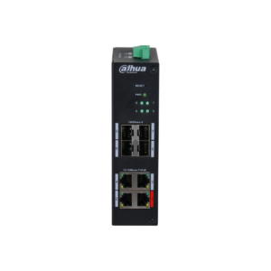 Dahua HS4408-4ET-96 Industriële Managed 4x 100Mbps PoE 96W 4x SFP DIN Excl. voeding