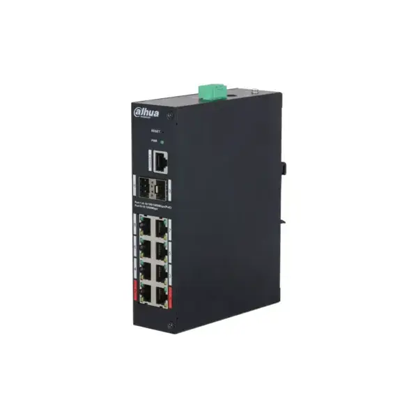 Dahua HS4210-8GT-110 10-poorts Hardened beheerde gigabit-switch met