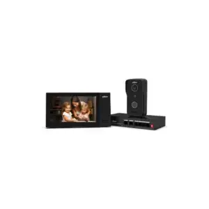 Dahua KTP02/DHI-VTO2111D-P-S3/DHI-VTH2421FB-P Kit VDP IP, opbouw montage buitenpost