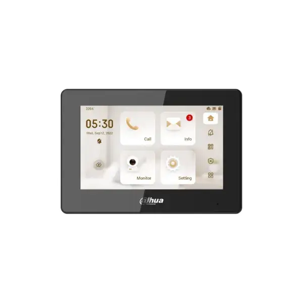 Dahua VTH5422HB-W Video Intercom 7 inch 2-draads Dahua VTH5422HB-W Video Intercom 7 inch 2-draads