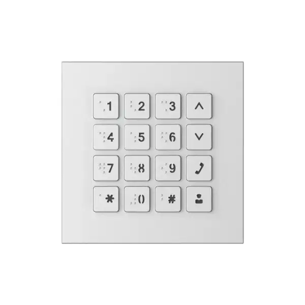 Dahua VTO4103F-MK EACH, toetsenbordmodule voor modulaire intercom Dahua VTO4103F-MK EACH, toetsenbordmodule voor modulaire intercom
