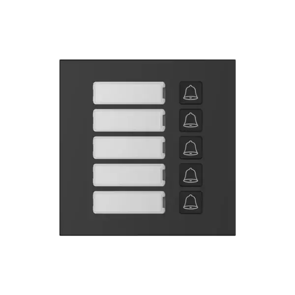 Dahua VTO4103FB-MB5 EACH 5 drukknoppen module voor modulaire Dahua VTO4103FB-MB5 EACH 5 drukknoppen module voor modulaire