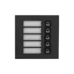 Dahua VTO4202FB-MB5 5-fach Klingeltaster Schwarz