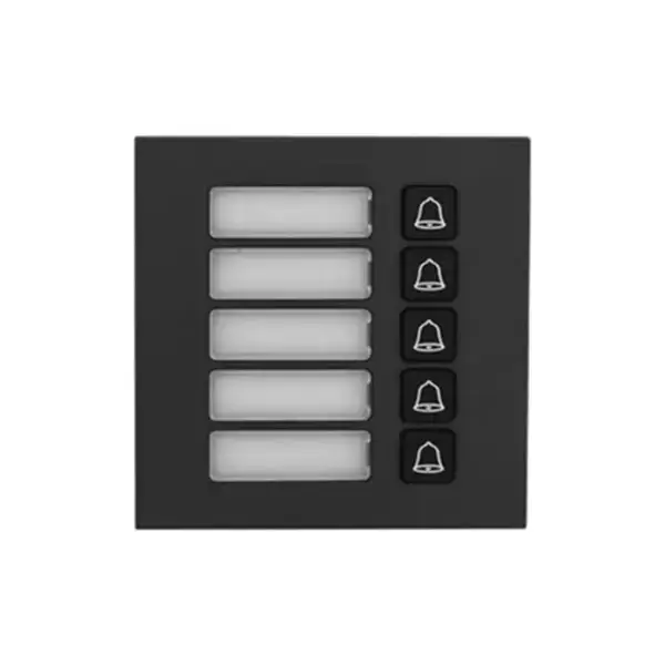 Dahua VTO4202FB-MB5 5-voudige beldrukker Zwart