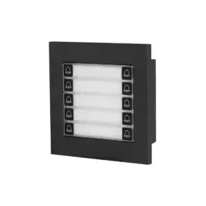 Dahua VTO4202FB-MDB10 10-voudige beldrukker Zwart