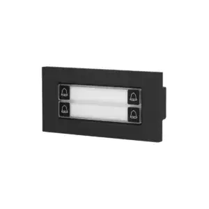 Dahua VTO4202FB-MDB4 4-voudige beldrukker halve module Zwart