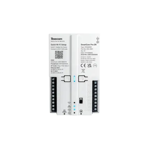 Texecom SmartCom Pro DR CEQ-0001 dual radio 4G alarmkiezer Texecom SmartCom Pro DR CEQ-0001 dual radio 4G alarmkiezer