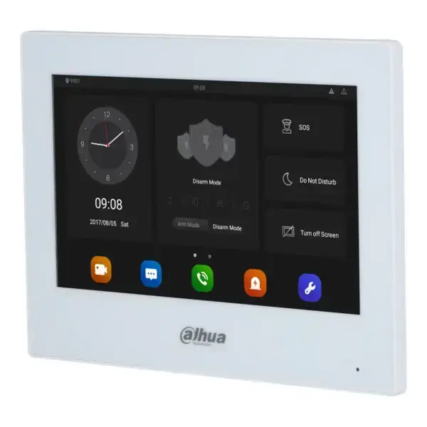 Dahua VTH5321GW-W Android monitor voor Vidéo intercom, 7 inch