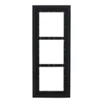 Dahua VTM24P3 Front for 3 modules Black, view 2 Dahua VTM24P3 Front for 3 modules Black, view 2