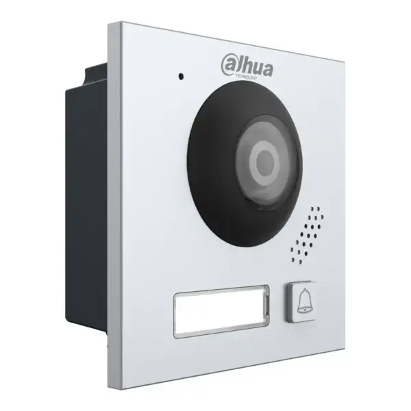 Dahua VTO4202F-P1 cameramodule met 1 belknop, 2-draads en PoE, aanzicht 3