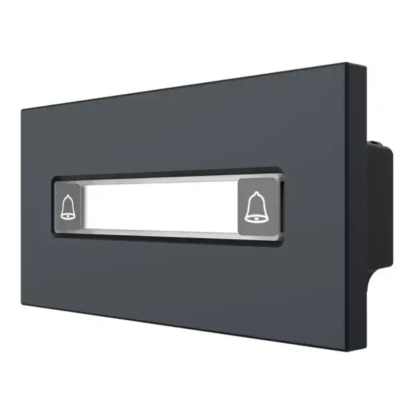 Dahua VTO4202FB-MDB2 2-fach Klingeltaster halbes Modul schwarz, Ansicht 2