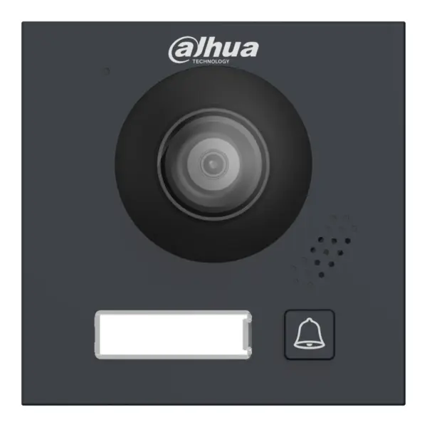 Dahua VTO4201FB-P1 Video Intercom Buitenpost inbouwset Zwart, aanzicht 1