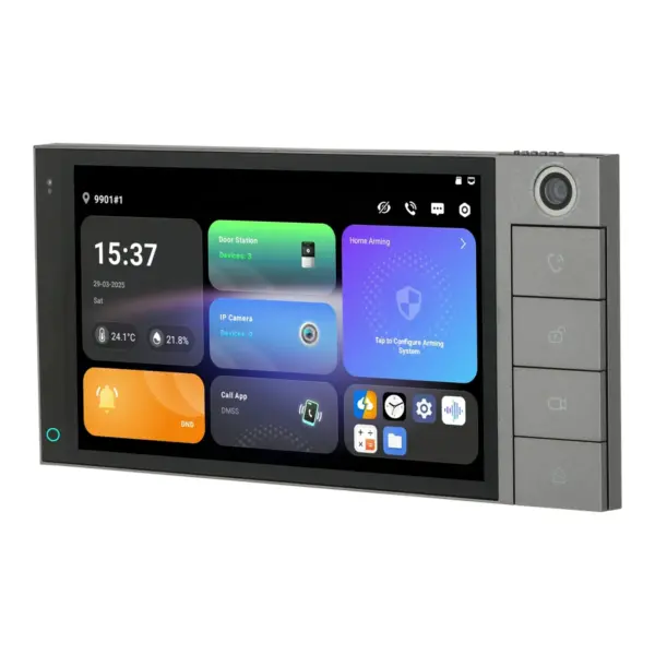 Dahua SCP3024B-CBZ unidad interior Android de 7 pulgadas con cámara, vista 2