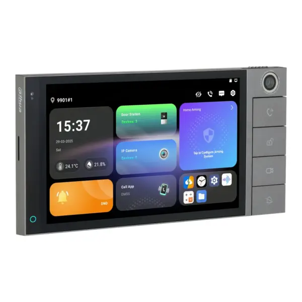 Dahua SCP3024B-CBZ unidad interior Android de 7 pulgadas con cámara, vista 3