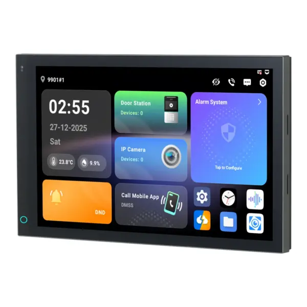 Dahua 10 Inch Touchscreen Android, aanzicht 2
