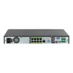 Dahua NVR5208-8P-XI/Pro, 8x PoE, Geschikt voor 8 IP camera’s, aanzicht 3
