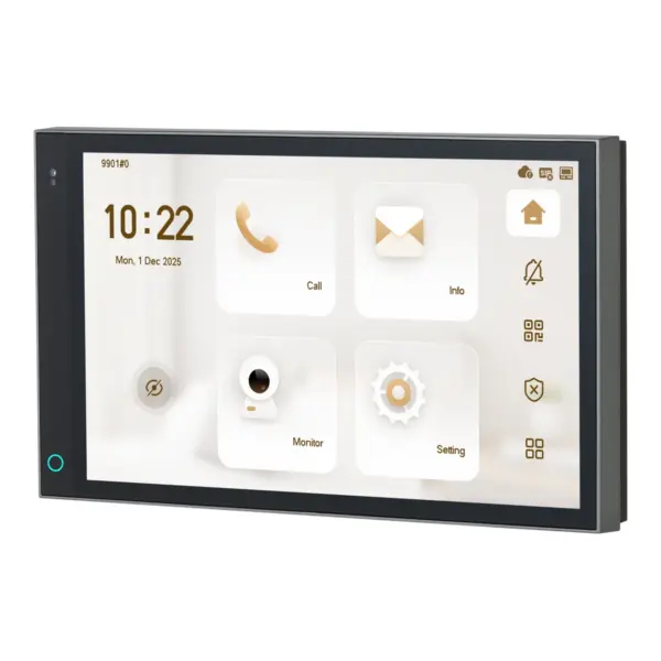 Dahua VTH5721A-WP monitor voor Video intercom,7 inch, netwerk, aanzicht 2