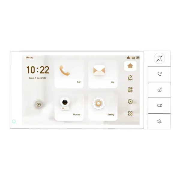 Moniteur Dahua VTH5722BW-IWP pour interphone vidéo, 7 pouces, IP 2 fils, vue 1