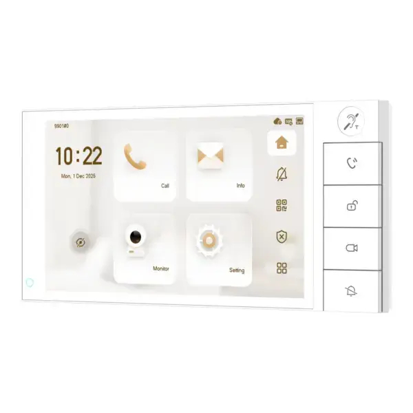 Moniteur Dahua VTH5722BW-IWP pour interphone vidéo, 7 pouces, IP 2 fils, vue 2