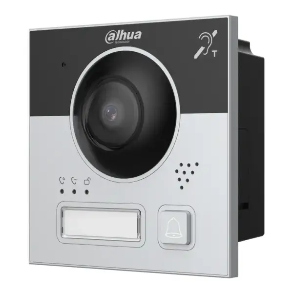 Dahua VTO4202F-PI1 cameramodule met belknop en inductielus, aanzicht 2
