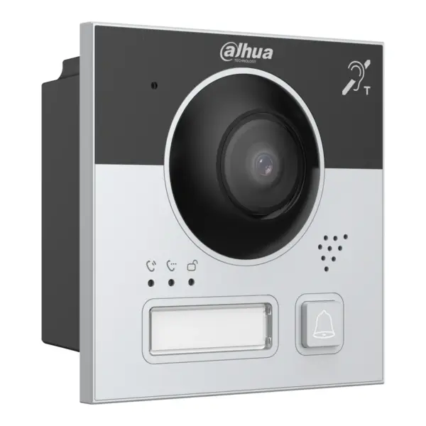 Dahua VTO4202F-PI1 cameramodule met belknop en inductielus, aanzicht 3