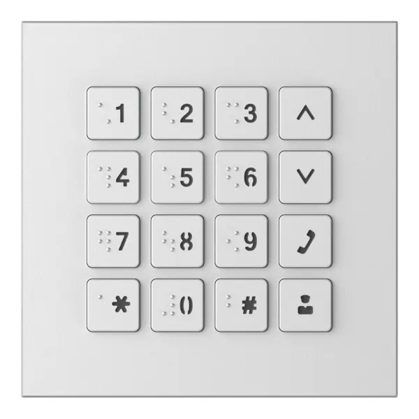 Dahua VTO4103F-MK module clavier, argent, vue 1