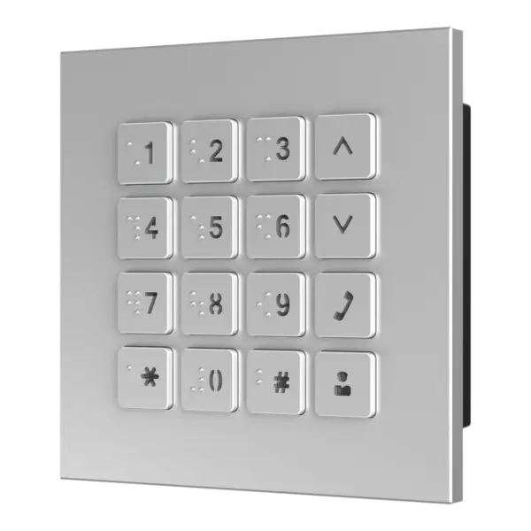 Dahua VTO4103F-MK module clavier, argent, vue 2