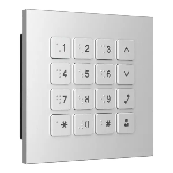 Dahua VTO4103F-MK module clavier, argent, vue 3