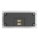 Dahua VTO4103F-MB2 beldrukkermodule met 2 knoppen, zilver, aanzicht 4
