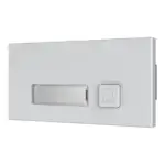 Dahua VTO4103F-MB1 beldrukkermodule met 1 knop, zilver, aanzicht 2