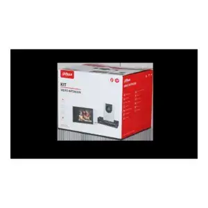 Dahua KTP01L(F) IP-intercomkit met PoE-switch, inbouwmontage, tweede aanzicht