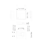 Plan coté Dahua ASI3214A-W (dimensions en mm)