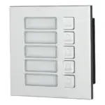 Dahua VTO4202F-MB5 5-voudige beldrukker, 45-graden-links