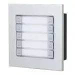 Dahua VTO4202F-MDB10 10-voudige beldrukker, 45-graden-links Dahua VTO4202F-MDB10 10-voudige beldrukker, 45-graden-links