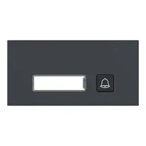 Dahua VTO4202FB-MB1 1-voudige beldrukker Zwart, voorkant