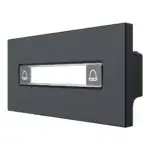 Dahua VTO4202FB-MDB2 2-fach Klingeltaster halbes Modul schwarz, 45 Grad links