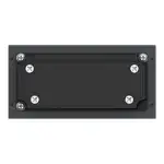 Dahua VTO4202FB-MDB2 2-fach Klingeltaster halbes Modul schwarz, Rückseite