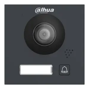 Dahua VTO4202FB-P1 Video Intercom Camera Hoofdmodule met beldrukker PoE en 2-Draads, voorkant